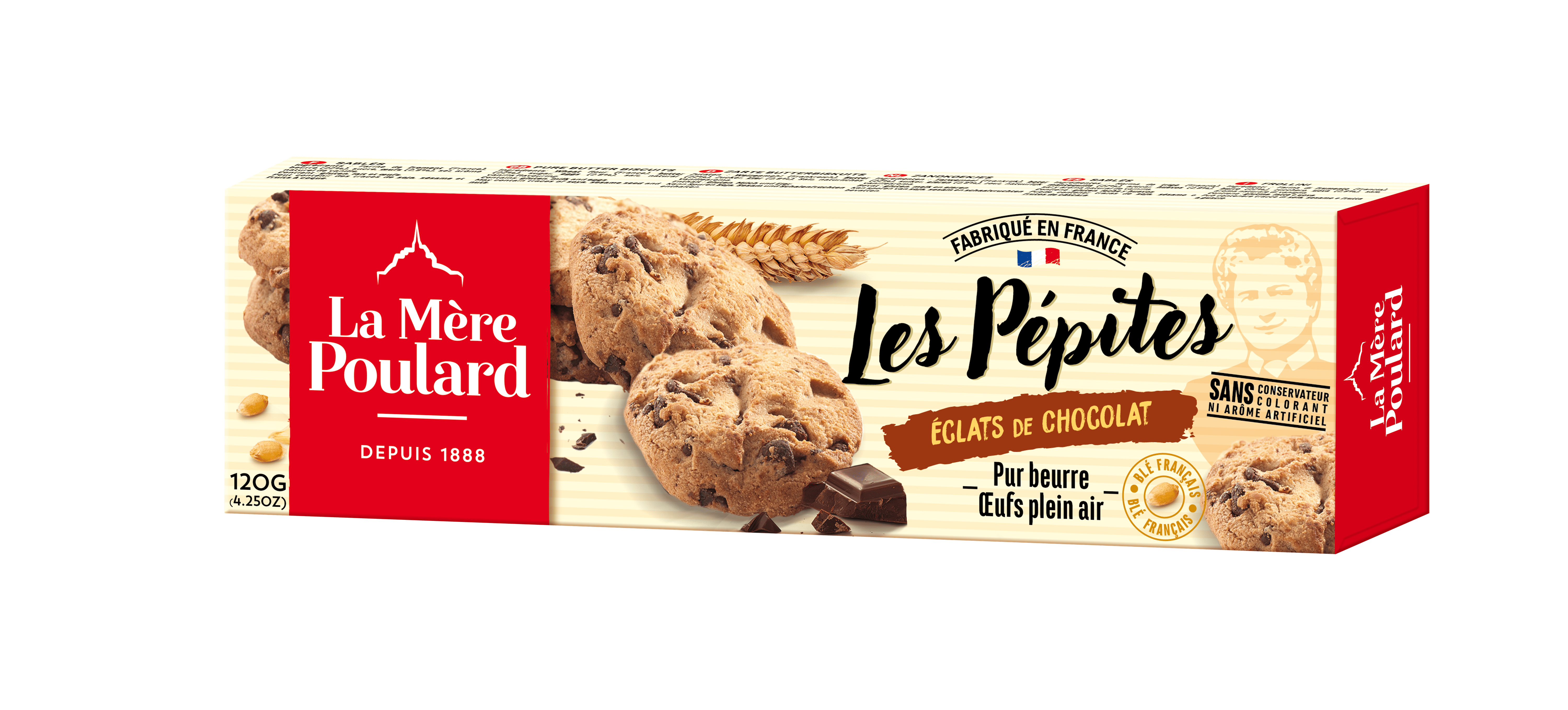 m-re-poulard-p-pites-pur-beurre-chocolat-120-g-tui-1888 image 1