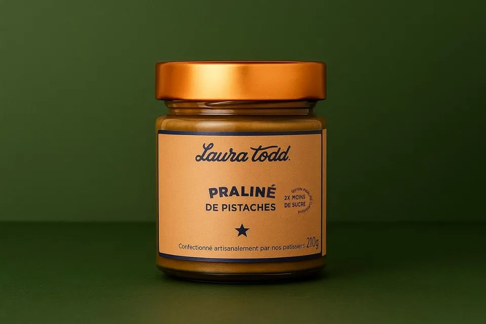 laura-todd-pralin-de-pistaches-pot-de-210-g image 1