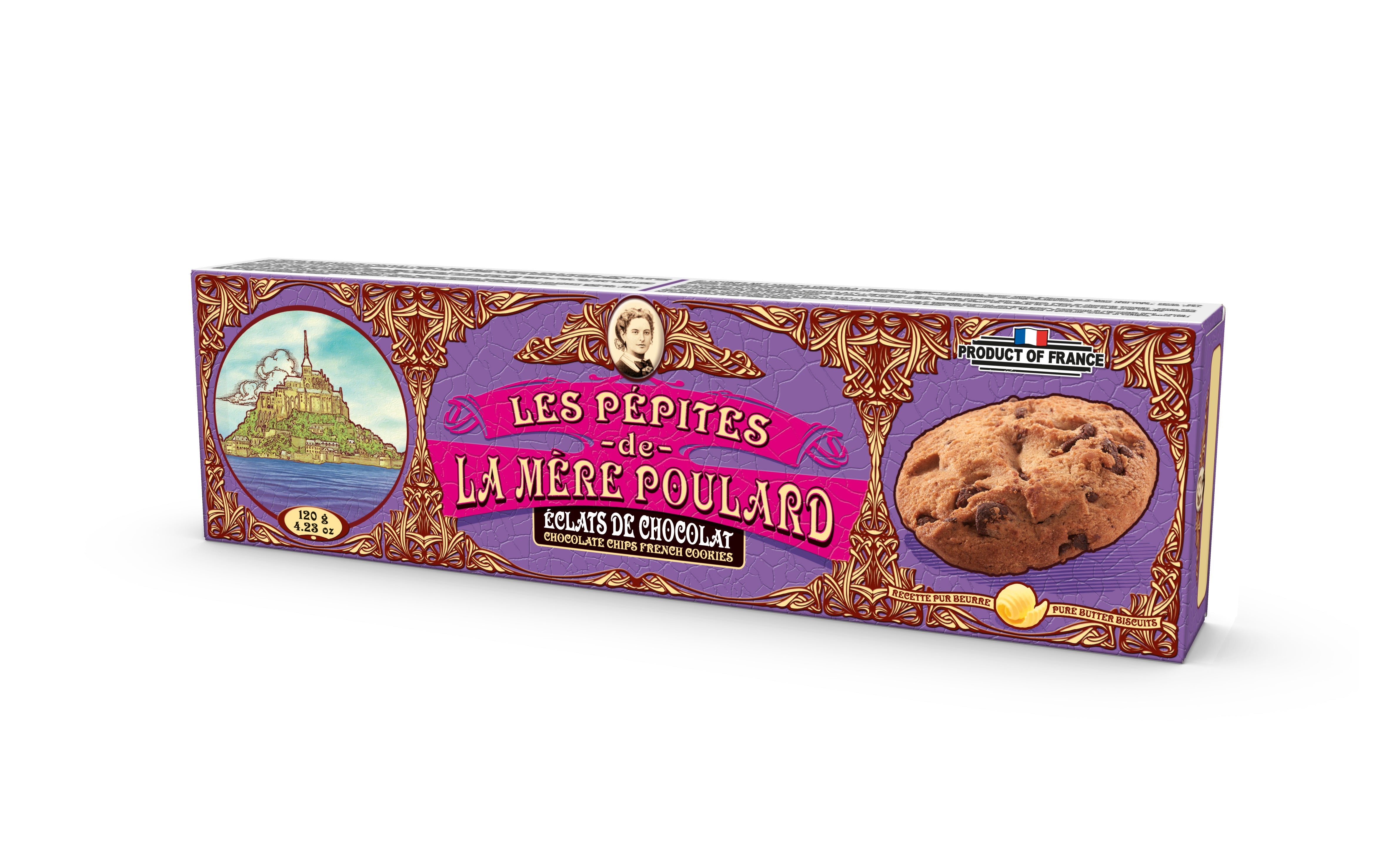 m-re-poulard-cookies-p-pites-pur-beurre-chocolat-tui-120g image 1
