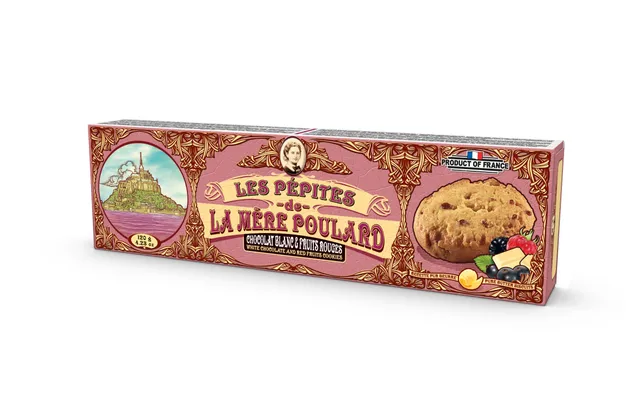 m-re-poulard-cookies-p-pites-chocolat-blanc-fruits-rouges-120g image 1