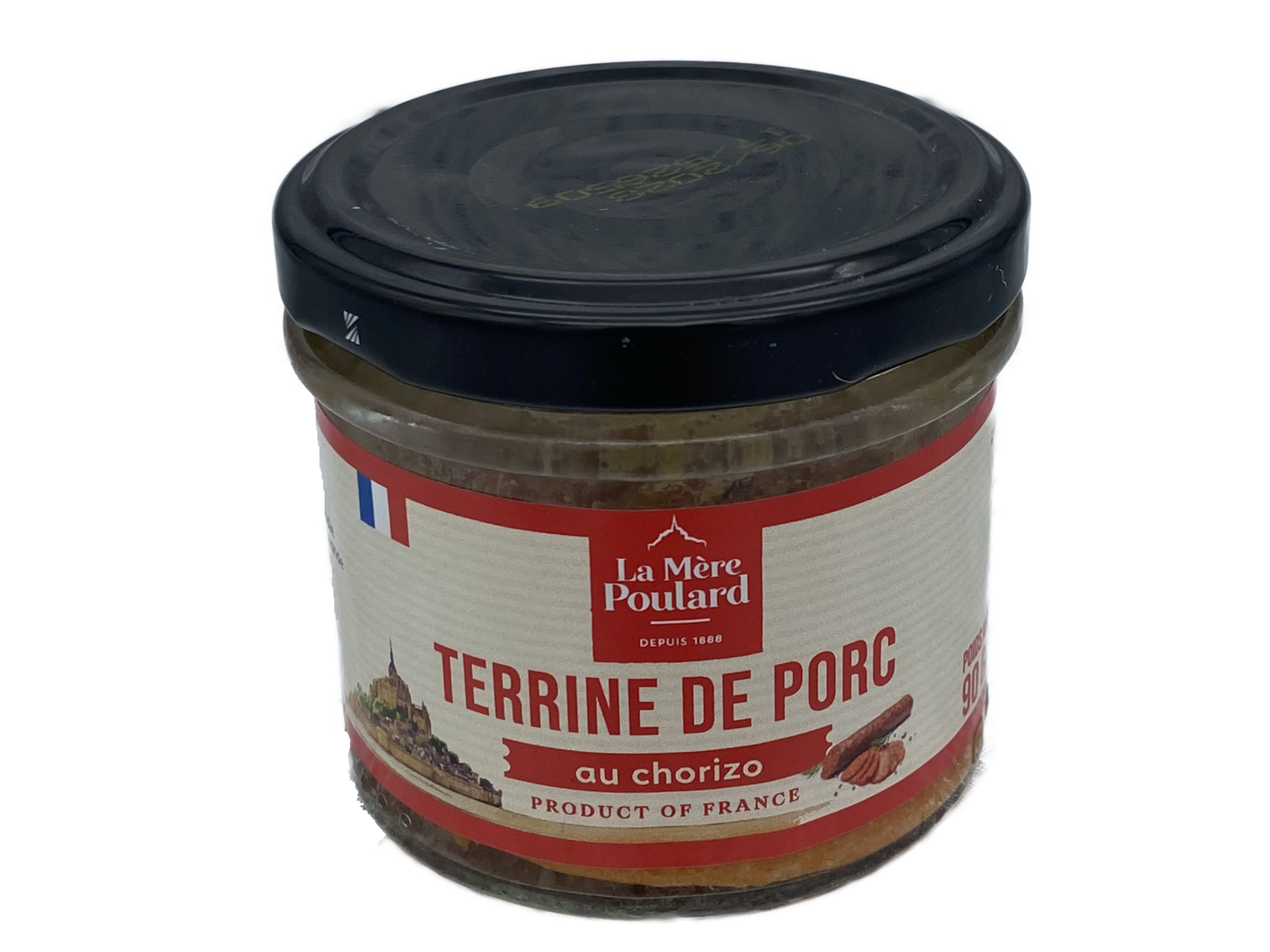 m-re-poulard-terrines-gourmandes-terrine-90g-porc-chorizo image 1