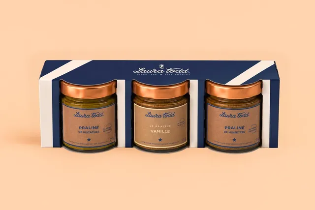 laura-todd-trio-gourmand-pralin-3x210g-pistache-vanille image 1
