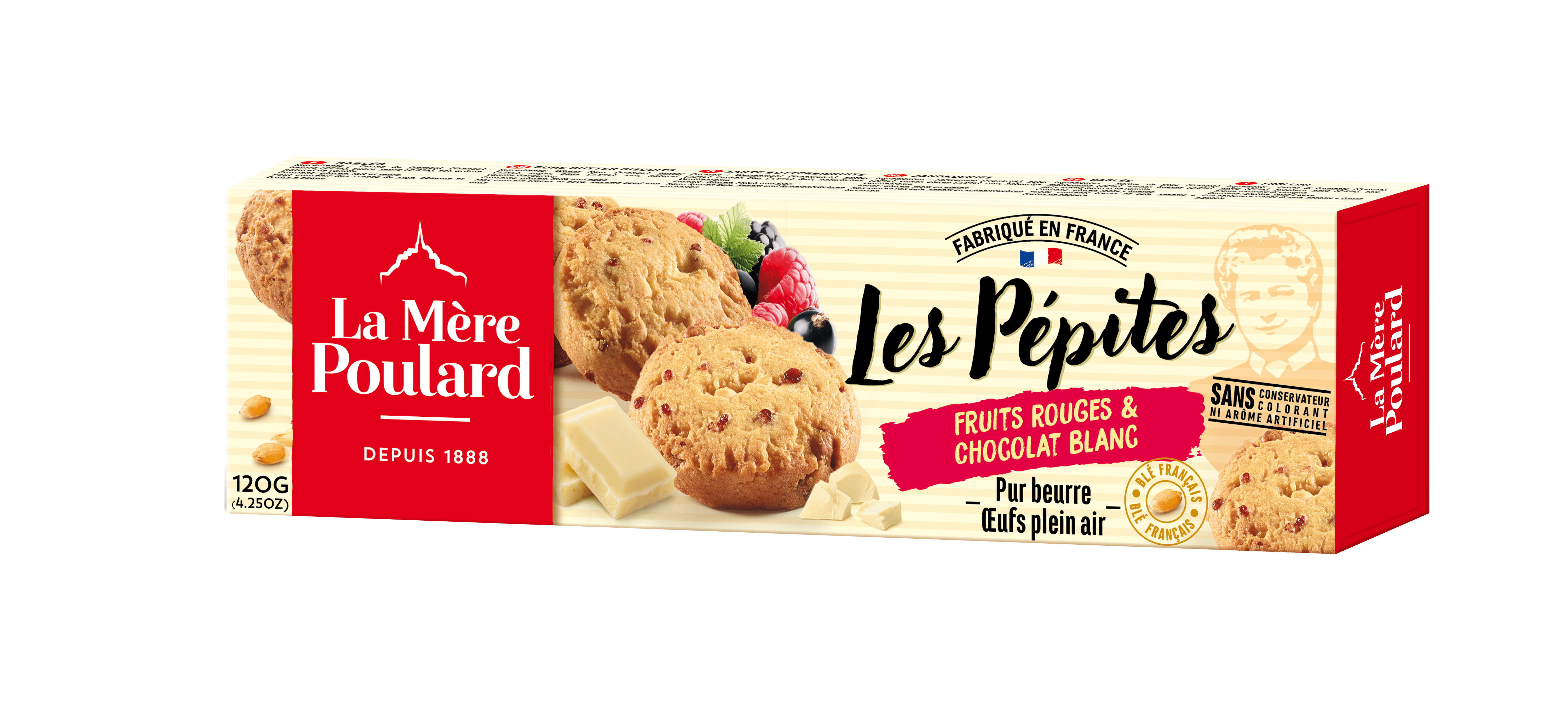 m-re-poulard-cookies-p-pites-chocolat-blanc-fruits-rouges-120g-2 image 1