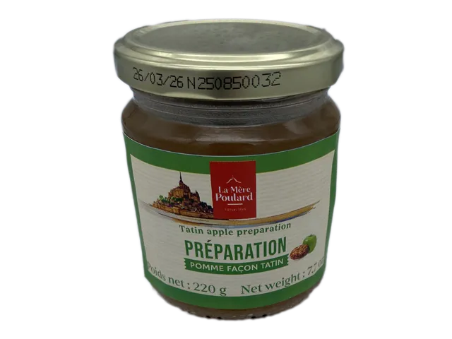 m-re-poulard-nos-confitures-pomme-tatin-confiture-caramel-220g image 1