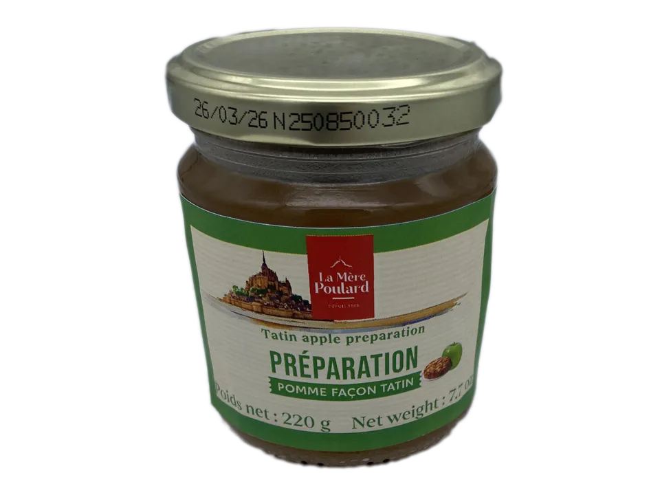 m-re-poulard-nos-confitures-pomme-tatin-confiture-caramel-220g image 1