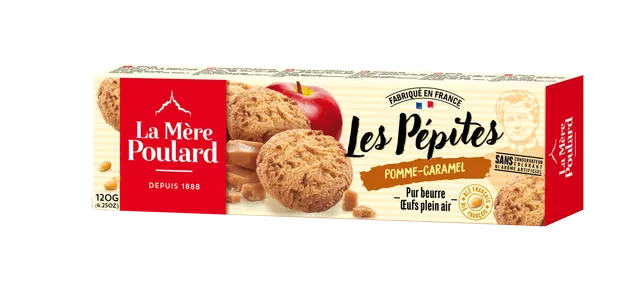 m-re-poulard-cookies-p-pites-pomme-caramel-tui-120g image 1