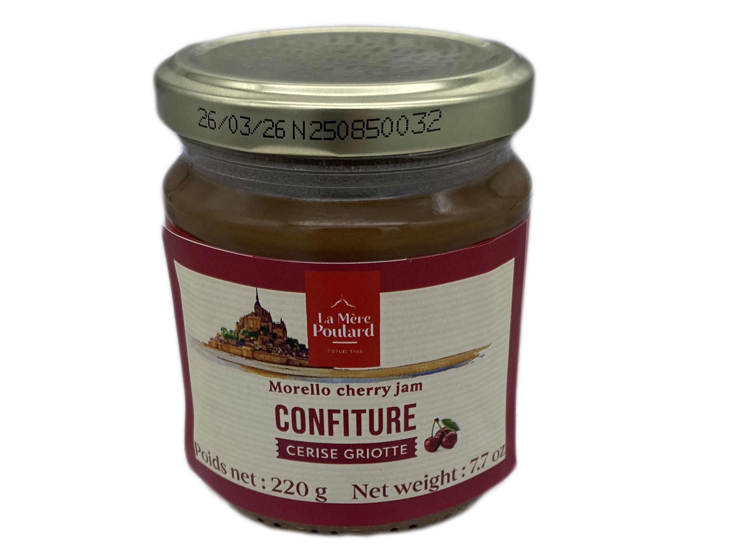m-re-poulard-confiture-de-cerise-griotte-pot-220g image 1