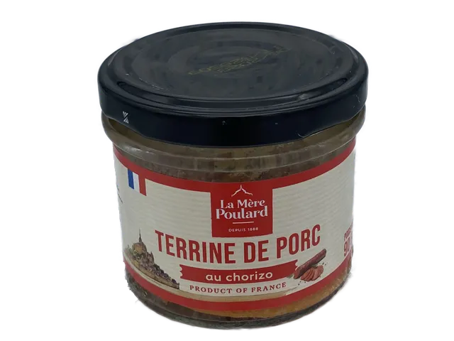 m-re-poulard-terrines-gourmandes-terrine-90g-porc-chorizo image 1
