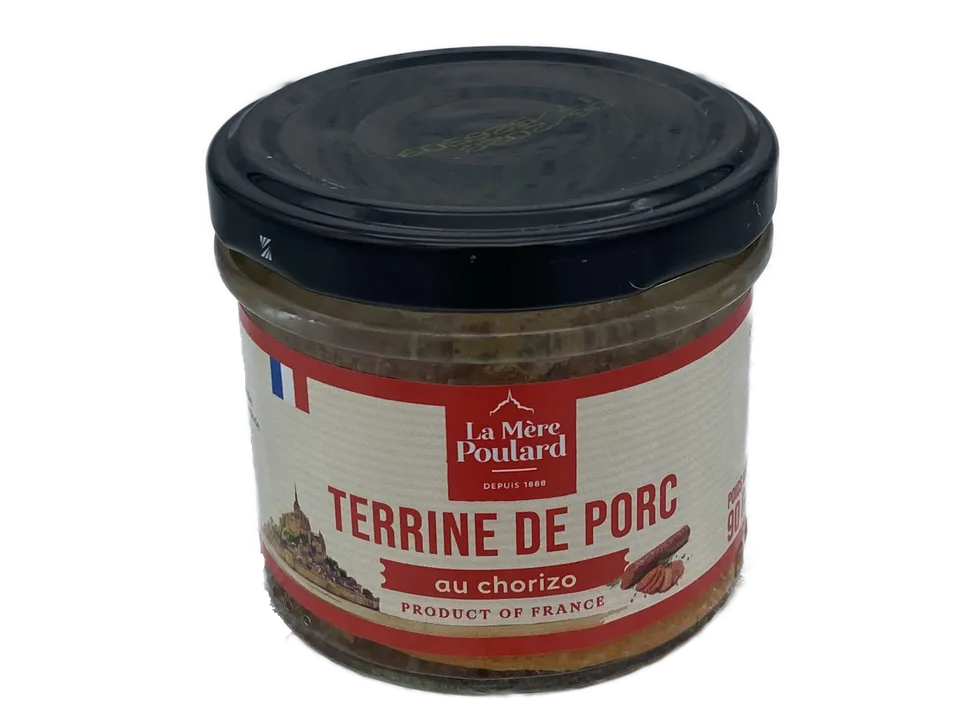 m-re-poulard-terrines-gourmandes-terrine-90g-porc-chorizo image 1